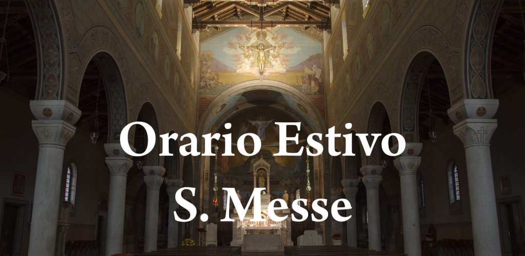 orario estivo messe 2022 legnano