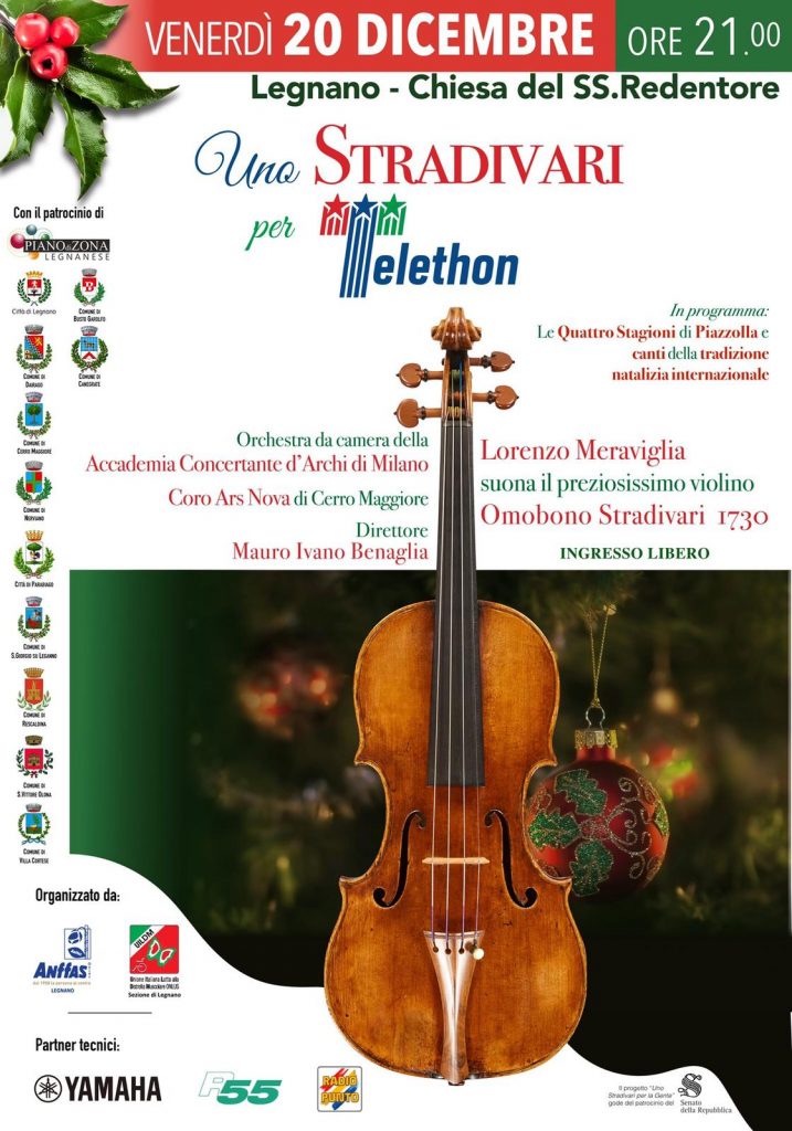 programma uno stradivari per telethon