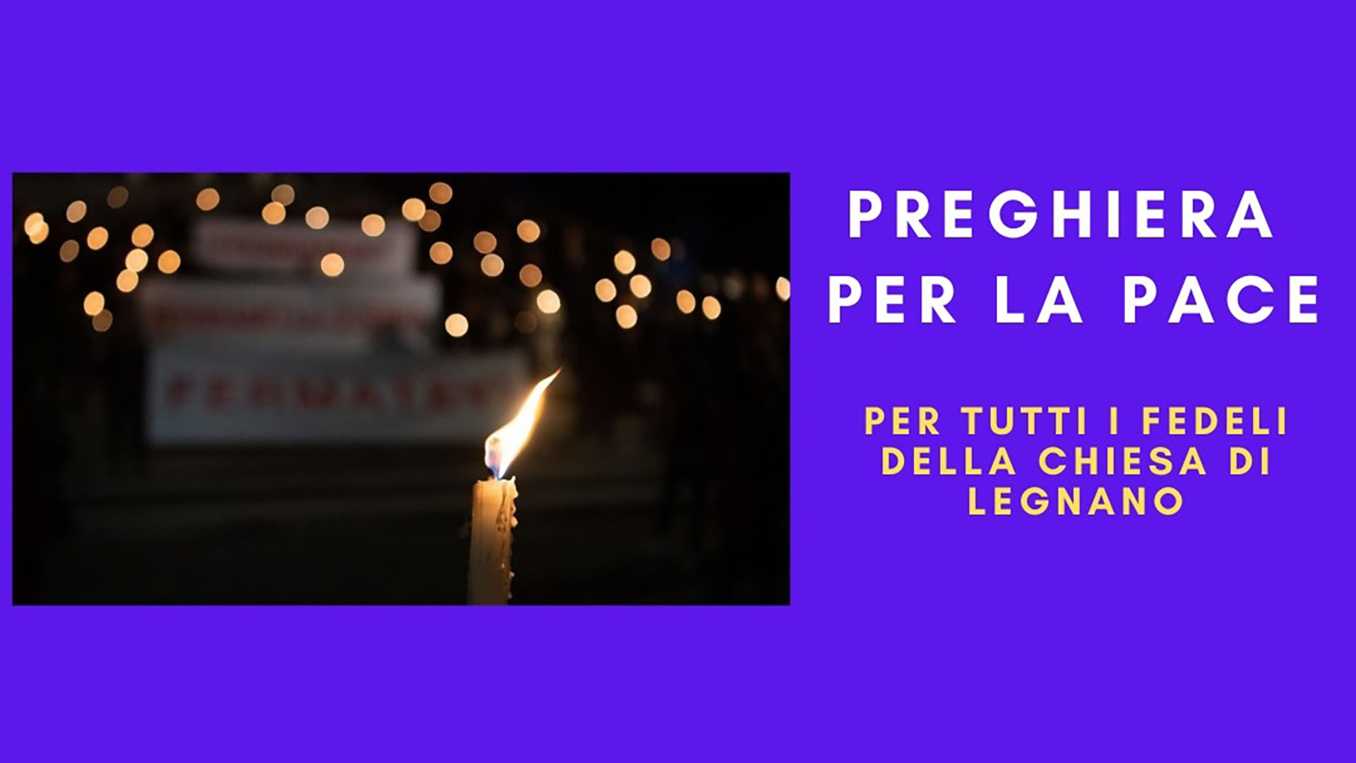 Preghiera per la pace - Parrocchie SS. Redentore, Santi Magi e S